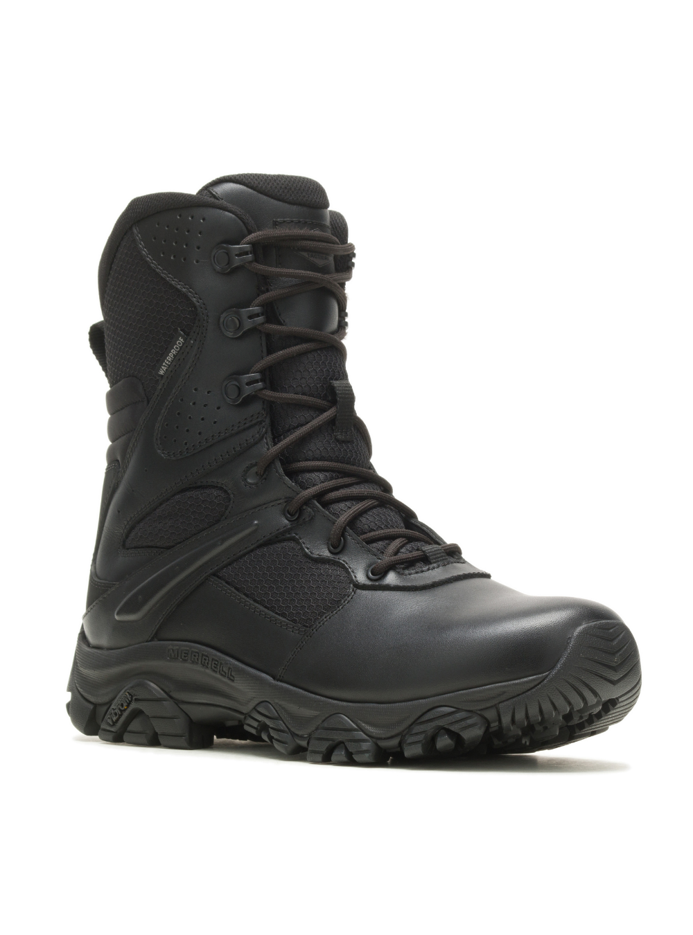 Merrell Men's Moab 3 8" Tactical Response Zip Waterproof Boot - Black