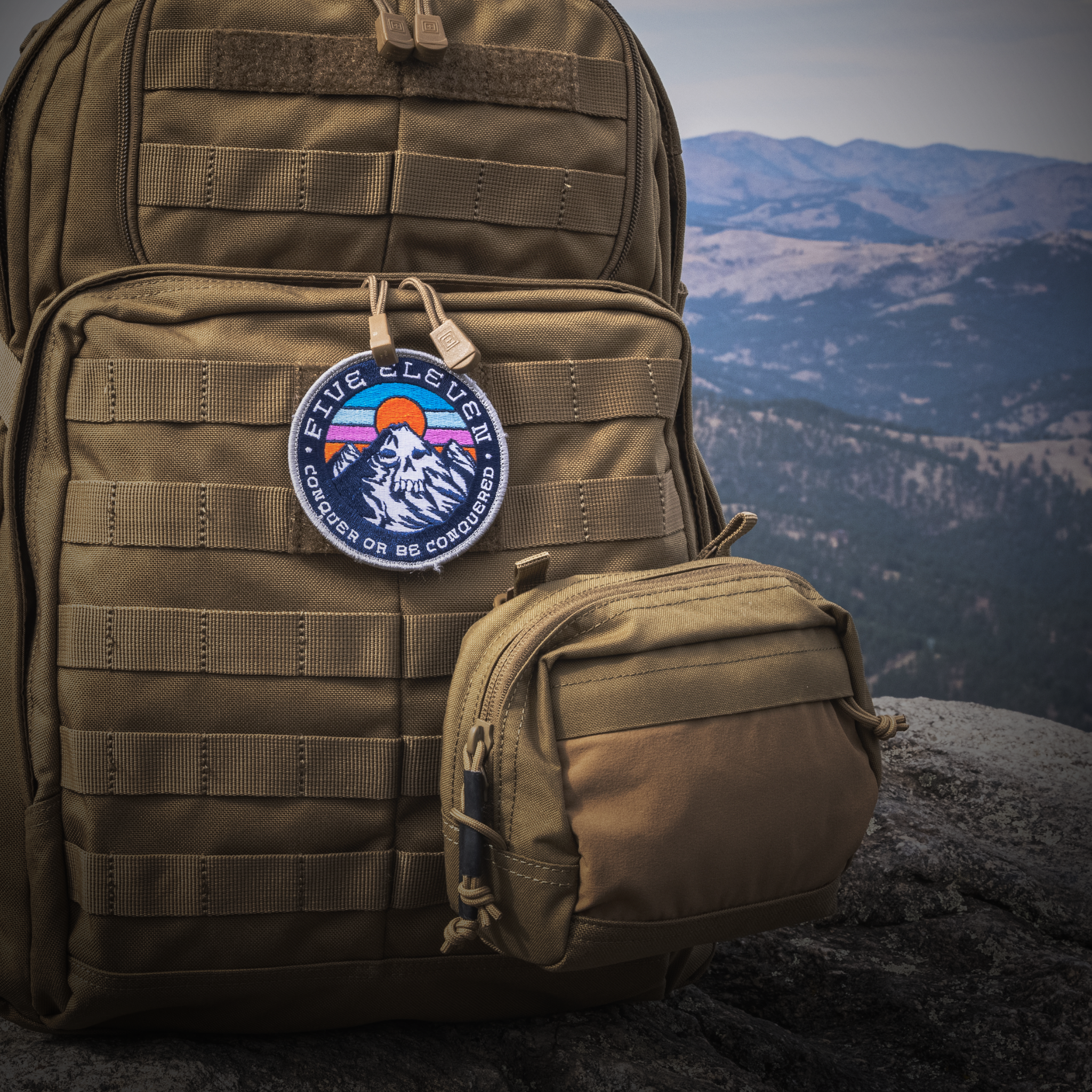 5.11 Tactical Sierra Bravo Doppio Pouch Porta Caricatori: Nylon 1680D, Per Forze Dell'Ordine, Nero