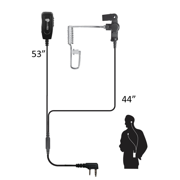 codeRED - Investigator Two-Wire Microphone | M7 Connector