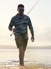 TACSRC Outdoors Fishing Jersey - Tiger Stripe - TacSource