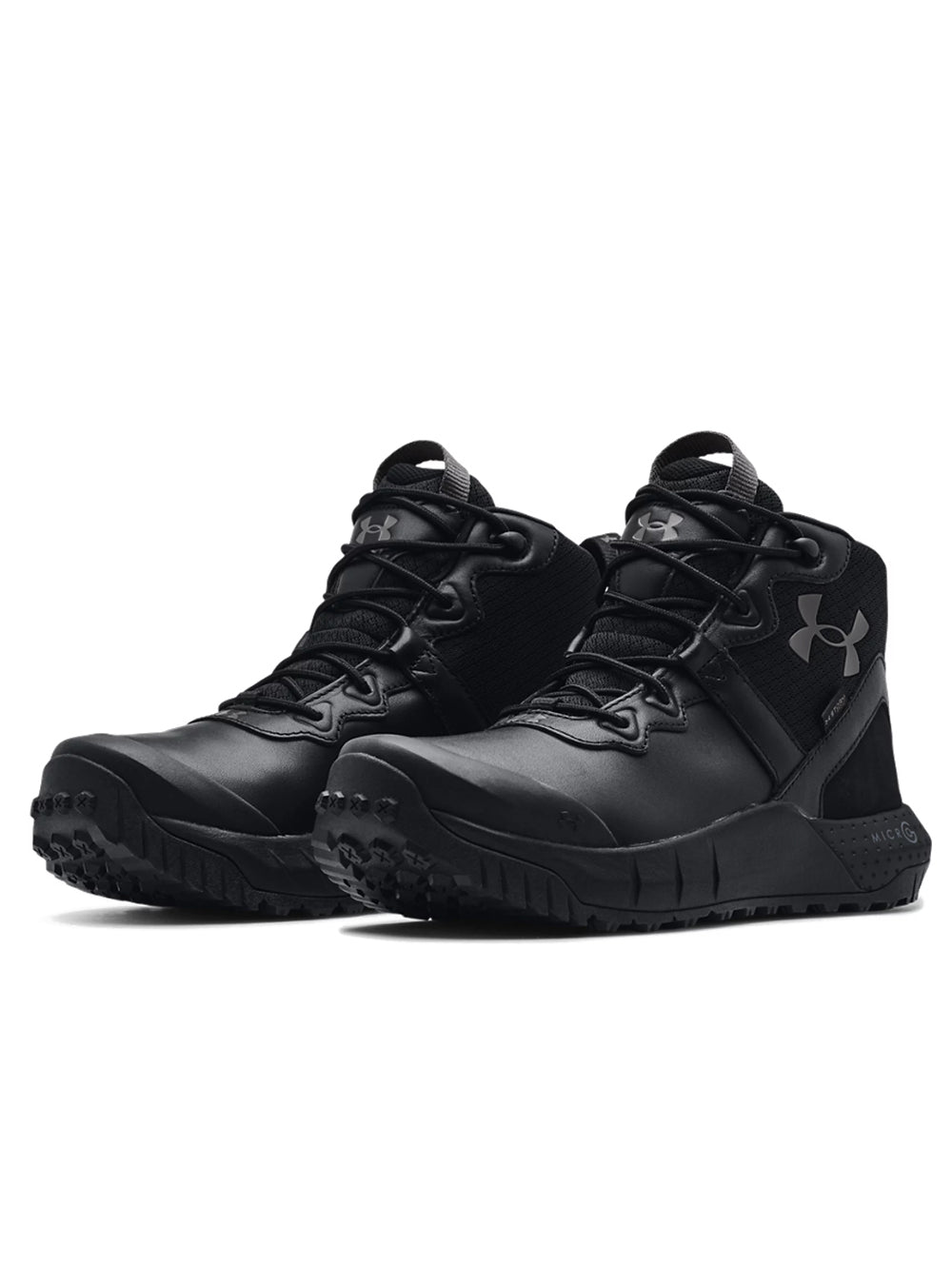 Under Armour Micro G Valsetz Mid Leather Waterproof Boots - TacSource