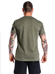 TacSource Subdued Olive Tee - AUS Flag - TacSource